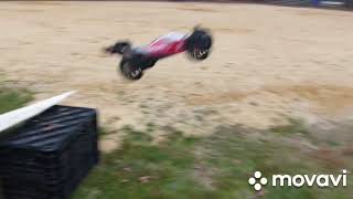 Arrma Typhon 3s V3 in slow motion 11-25-23.