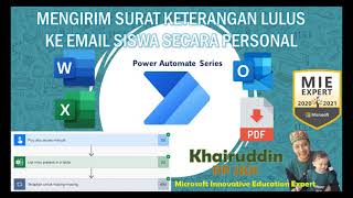 Membuat Surat Keterangan Lulus (SKL) dan Mengirimkan ke Email Secara Personal