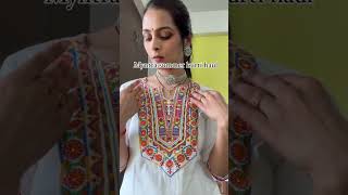 Myntra finds summer Kurti Set #shorts #ytshorts #myntrahaul #shortsvideo #youtubeshorts ✨