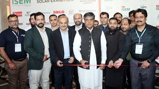 ChiefSecretary KPK,Nadeem Aslam Chaudhry,inaugurated9th International SolarEnergytwo-day exhibition