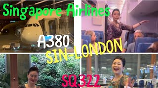 Travel Info:A380 THE BIGGEST PASSENGER AIRCRAFT IN THE WORLD WITH SINGAPORE AIRLINES TO LONDON