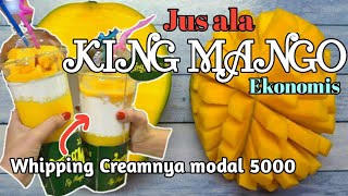 Membuat Jus ala King Manggo || Minuman ala cafe  buat sendiri dirumah