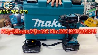 Máy Khoan Và Vặn Vít Pin 18V Makita DDF482RFE| 18V Cordless Driver Drill| Công Cụ Máy Móc