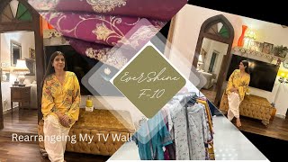 EverShine F-10♥️My bedroom TV Wall 💕 💕 Vlog 549