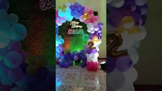 2nd B'DaY Balloon Decor 🎈  #happybirthday #dj #entertainment #dance #youtube #viral #video #vlog