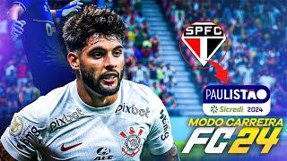 FIFA24 - Clássico: Corinthians x São Paulo - Batalha pela Liderança no Paulistão - Modo carreira