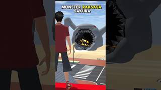 Monster mengerikan di pantai #sakurashorts