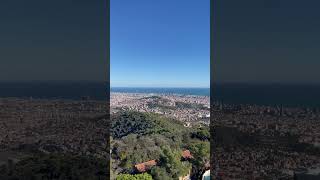 Barcelona from the bird’s flight height 🇪🇸🔥🌊 #shorts