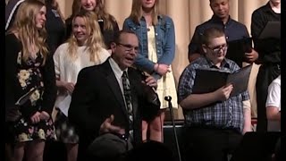 Friends CVMS 7/8 chorus with Mr. Peters 2022