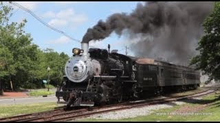 Steam Locomotive #60 Of The  Black River & Western Railroad Steams At Flemington, New Jersey