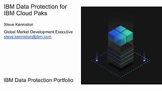 IBM Data Protection for IBM Cloud Paks - Presentation