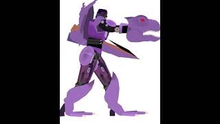 UPDATED Beast Wars Megatron animation (Inspired by Osro) #shorts #animation #transformers