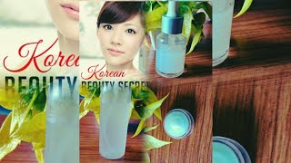 🔥Korean glass skin challenge/Most powerful Diy Rice toner,Rice serum,Rice night cream😍😍