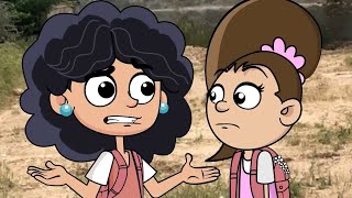 Learning Arabic from (our family life) cartoon video for advanced level (Levantine dialect) part 2