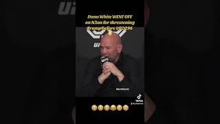 Dana White WENT OFF on N3on for threatening Trump before UFC 296 😳