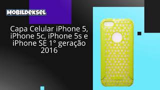 Capa Celular iPhone 5, iPhone 5c, iPhone 5s e iPhone SE 1 geração 2016 VERDE