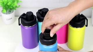 Leak Proof  Stainless Steel Water Bottle For School, Kids Double Wall Vacuum Insulated Bottle