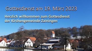 Gottesdienst am 19. März 2023