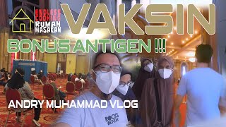 TEMPAT VAKSIN YANG GRATIS ANTIGEN !!! ; TANPA KERUMUNAN (ANDRY MUHAMMAD FAM VLOG)