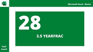 YearFrac Function in Excel | YearFraction in Excel | Excel YearFrac Function