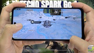 Tecno Spark Go 1 test game Call of Duty Mobile CODM | Unisoc T615