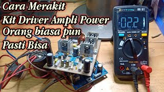 Cara Mamasang Kit Driver Ampli Power Anda Pasti Bisa