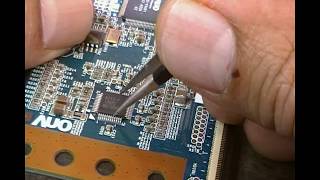 Cambio de circuito AS15, Falla de imagen, T-CON, AS15 Circuit Change, Image Failure, T-CON fix