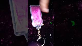 diy keychain how to make glitter keychain#anamartandcraft #shorts