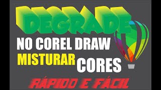 Como utilizar Ferramenta MISTURAR DO CORELDRAW, para fazer efeitos DEGRADE planos ou em objetos 3D.