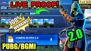 How to enable 90 fps in BGMI || 90 fps config 2.0 | 90fps lag fix config 2.0 update