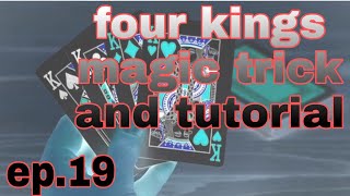 Four kings magic trick 🔥 and tutorial ep.19