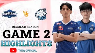 Rebellion Zion VS Evos Legends | Regular Season Week 4 Day 2 | GAME 2 | Highlights MPL ID S12