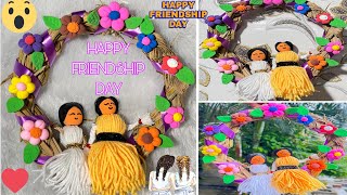 BEST FRIENDSHIP DAY GIFT FOR BESTIES 💖🌸/ HAPPY FRIENDSHIP DAY🎀🤍/ #gift #craft @crafterdebika