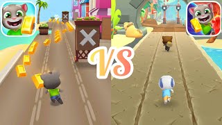 Talking Tom Gold Run VS Time Rush - Tom vs Hank Running Gameplay