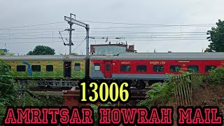 13006-Amritsar Howrah Mail Arrived Alambagh West Cabin | Punjab Mail | LHB Train | Indian Railways