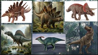 Dinosaurs, T Rex, Stegosaurus, Triceratops, Diplodocus | Lean about Dinosaurs #dinosaur #toddlers