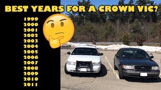 What's the best years for a CROWN VICTORIA POLICE INTERCEPTOR?