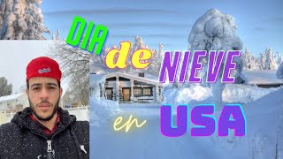 Paleando nieve en USA