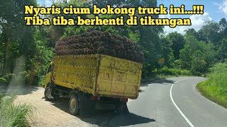 Bikin kaget tiba tiba berhenti d tikungan