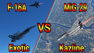 MiG-29 VS F-16A DOGFIGHT | warthunder |