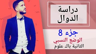 8- دراسة الدوال : الوضع النسبي  (جد مبسط)