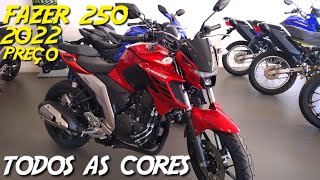 Fazer 250 2022 preço todas as cores em detalhes Yamaha ud motos Divinópolis MG