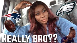 COLLEGE VLOG #16 | SUPER BOWL SUNDAY & REACTION