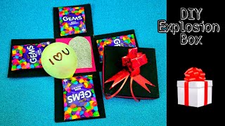 Easy Chocolate Explosion Box | Single Layer | Tutorial | How To Make Simple Chocolate Explosion Box