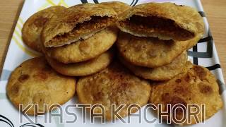 KHASTA KACHORI | खस्ता कचोरी | MOONG DAL KHASTA KACHORI Halwai Style Khasta Kachori Moongdal Kachori