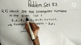 Problem set 53 Std 5 Patterns