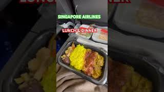 Travel Info:SINGAPORE AIRLINES-LUNCH and DINNER..🫶❤️SHAK SUKA dan NASI BRYIANI..