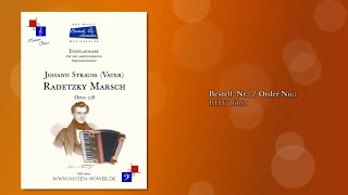 16163 Radetzky Marsch, Einzelausgabe Akkordeon