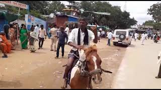 voter travelling by horse