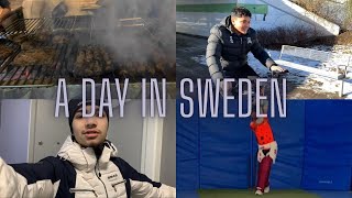 A Day In Sweden | Winter in Sweden | GoPro Cricket Training | Homi Khan